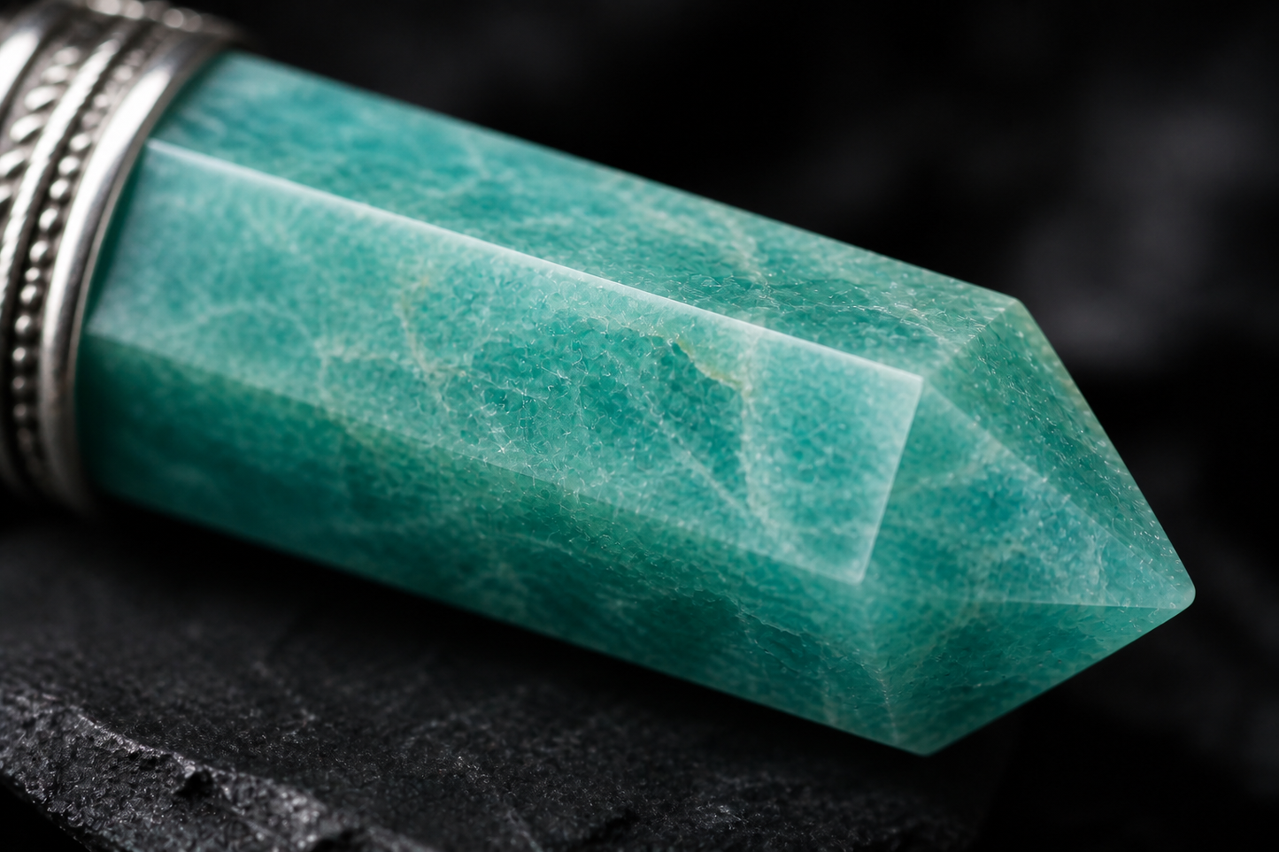 Amazonite Pencil Pendant