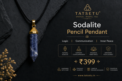Sodalite Pencil Pendant