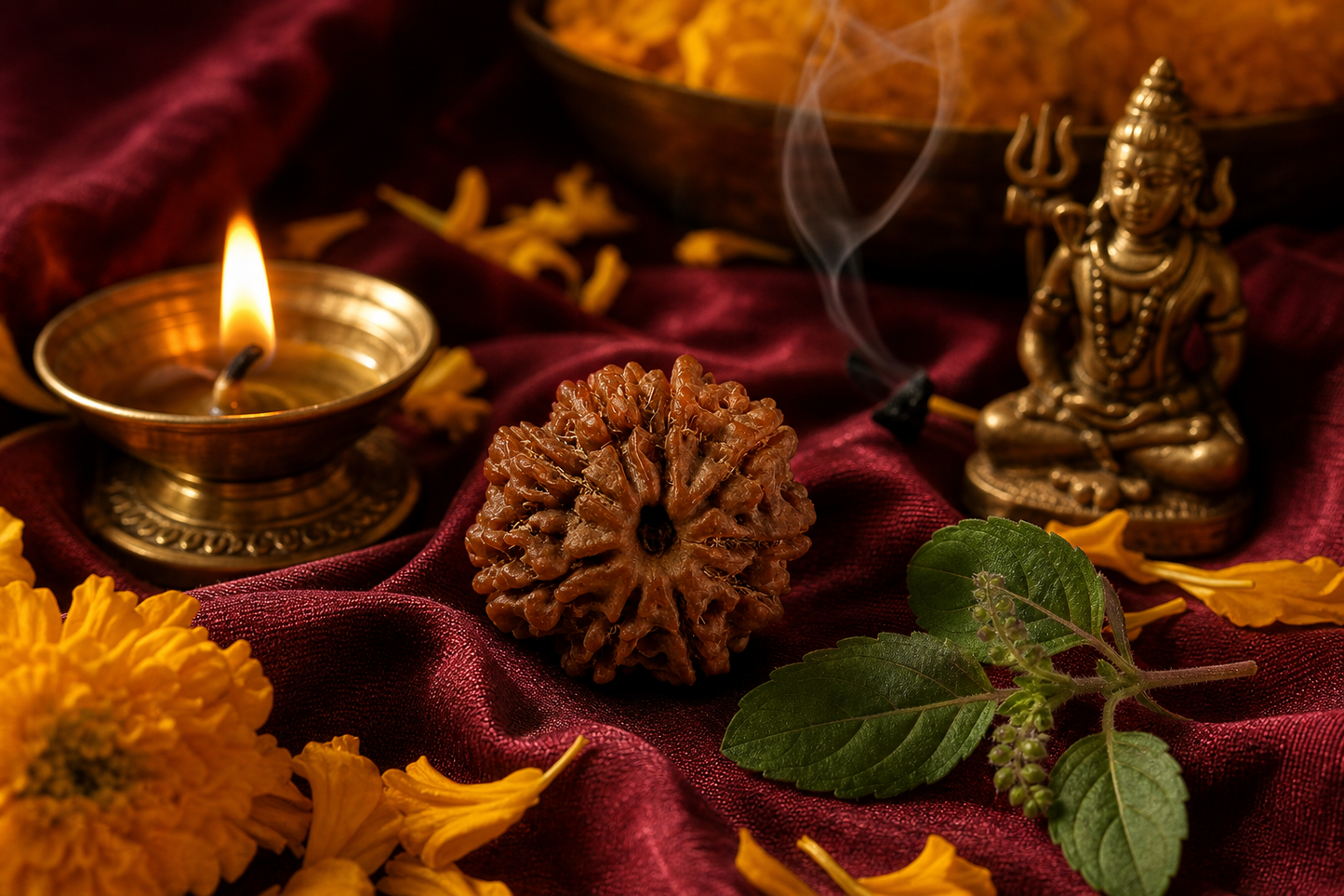 Nepal Origin 9 Mukhi Rudraksha