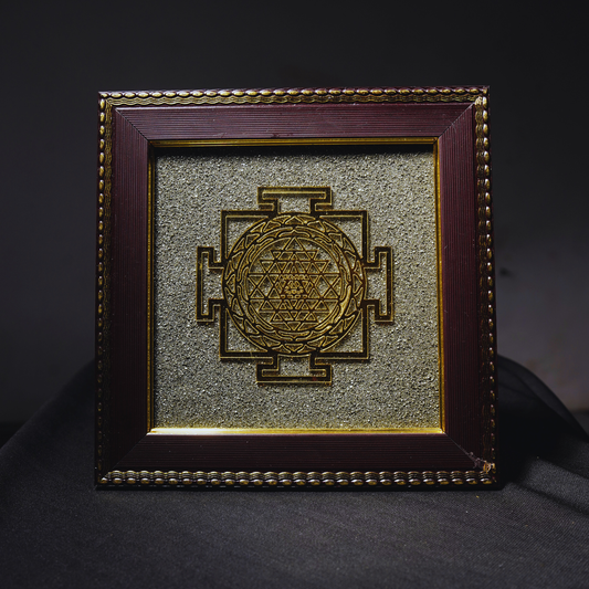 Pyrite Frame Sree Yantra
