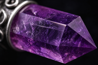 Amethyst Pencil Pendant