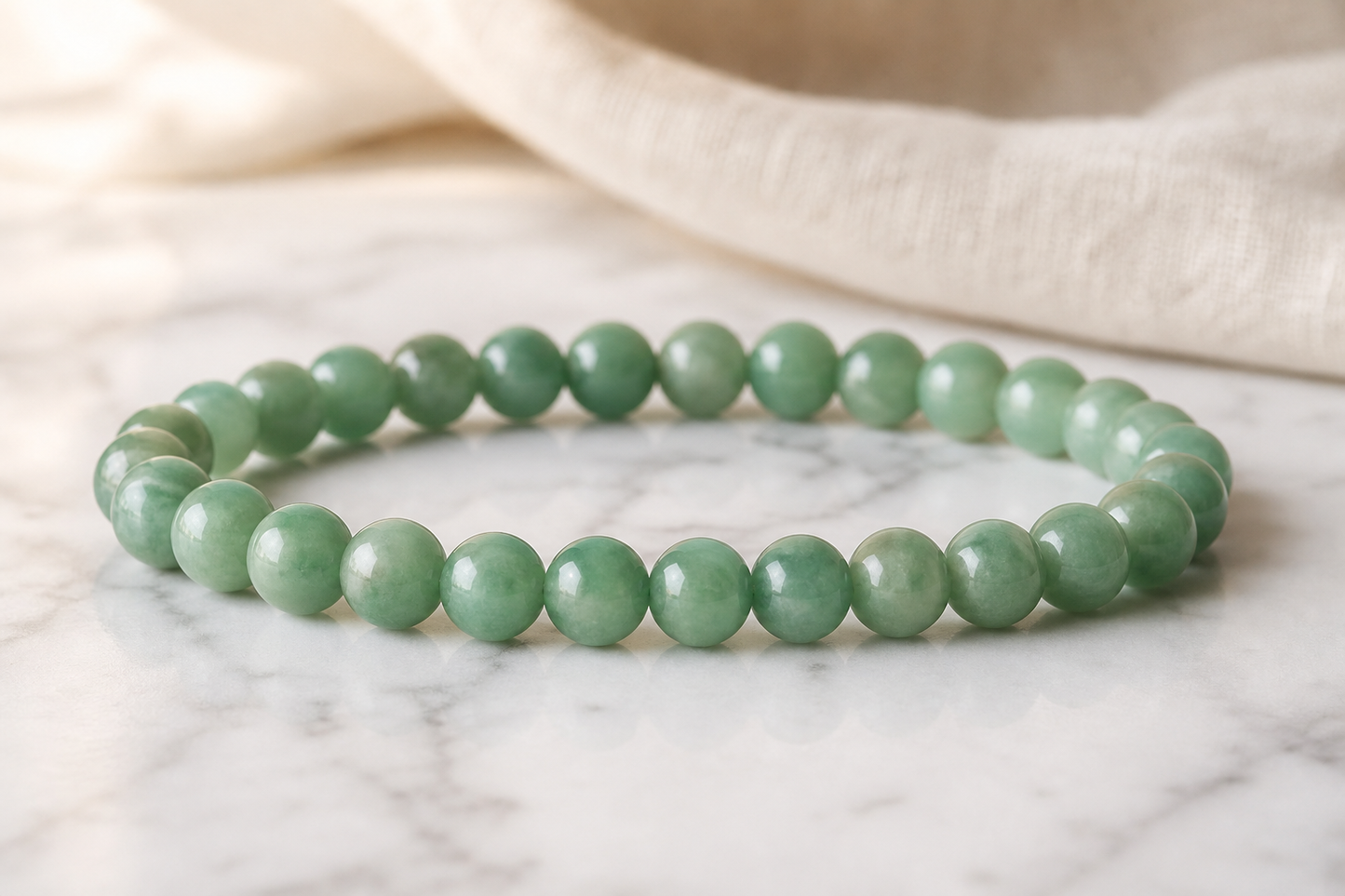 Green Jade Bracelet – Harmony, Wealth, and Emotional Balance
