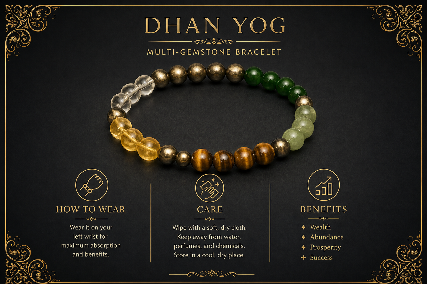 Dhan Yog Bracelet – Wealth Attraction, Success, and Opportunities