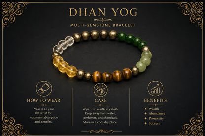Dhan Yog Bracelet – Wealth Attraction, Success, and Opportunities