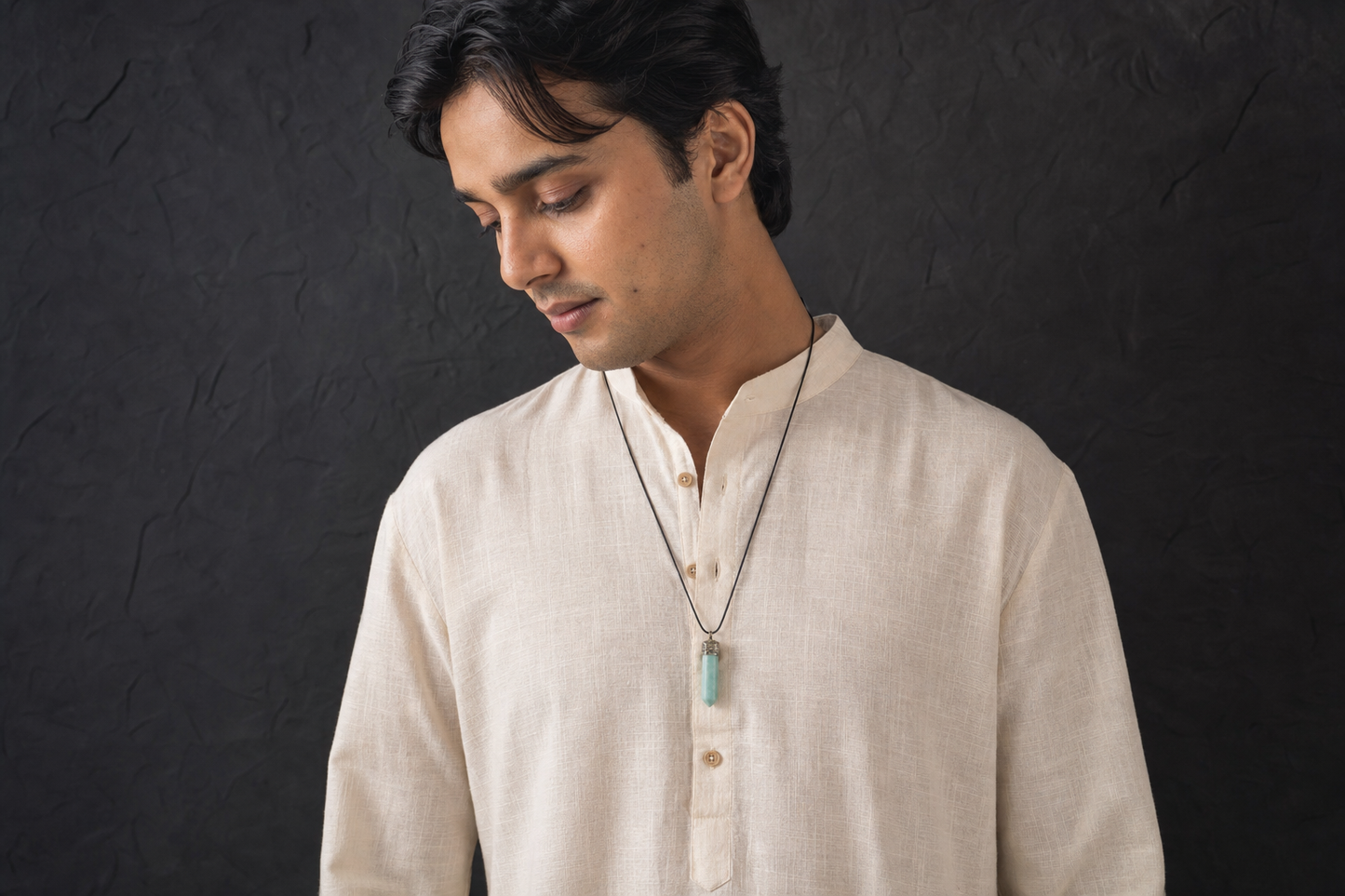Amazonite Pencil Pendant
