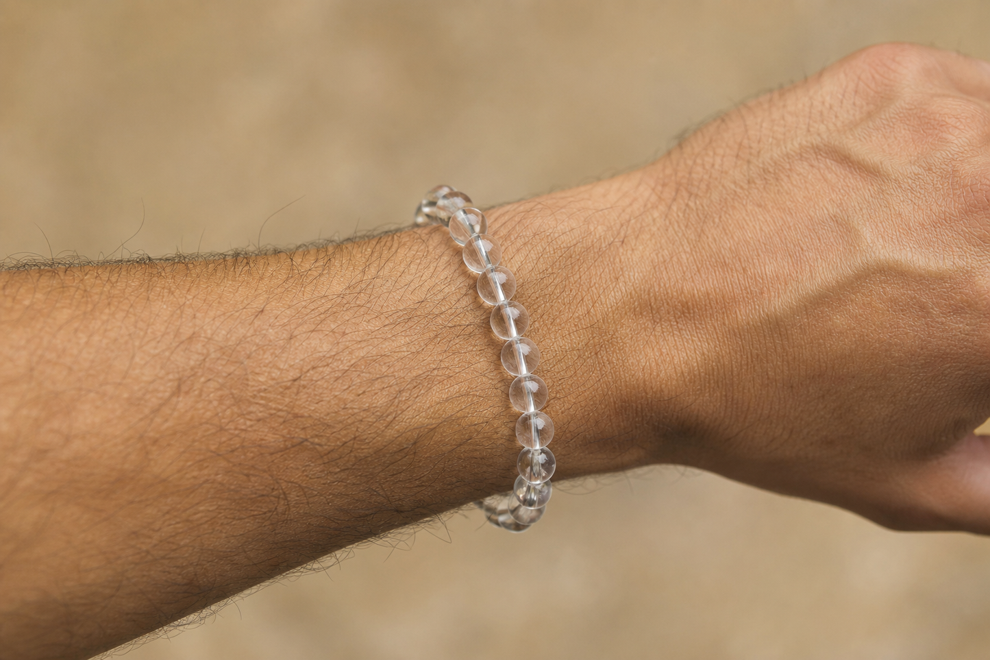 Clear Quartz Bracelet – Healing, Focus, and Energy Amplification