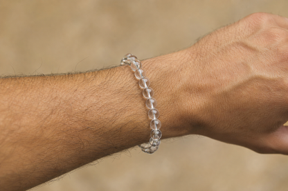 Clear Quartz Bracelet – Healing, Focus, and Energy Amplification