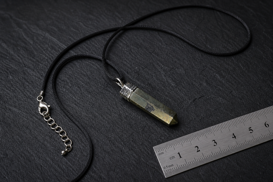Pyrite Pencil Pendant