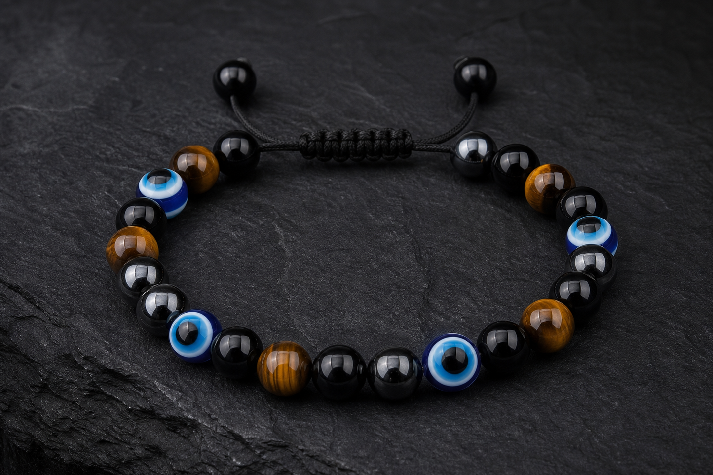 Triple Protection Bracelet – Protection, Grounding, and Positive Energy