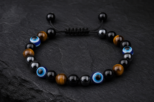 Triple Protection Bracelet – Protection, Grounding, and Positive Energy