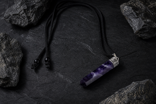 Amethyst Pencil Pendant