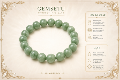 Green Jade Bracelet – Harmony, Wealth, and Emotional Balance
