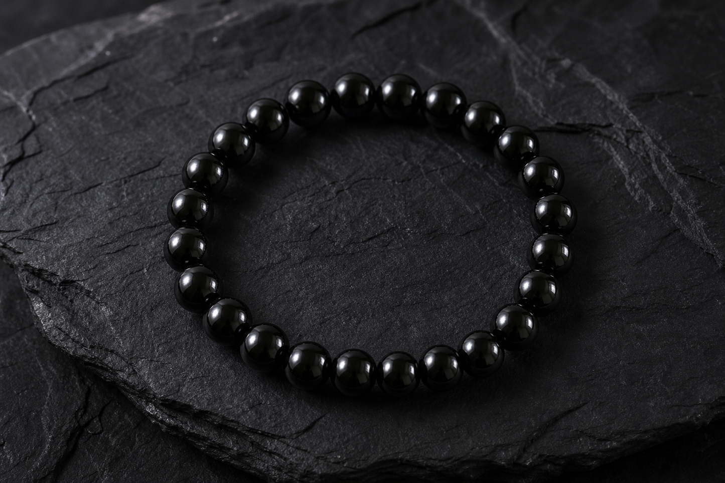 Black Tourmaline Bracelet – Protection, Grounding, and Negativity Shield