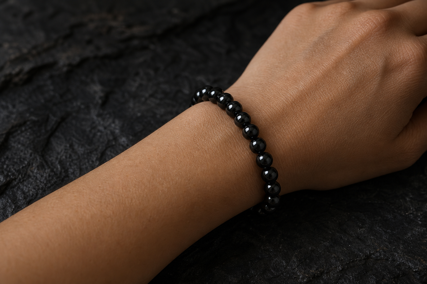Black Tourmaline Bracelet – Protection, Grounding, and Negativity Shield