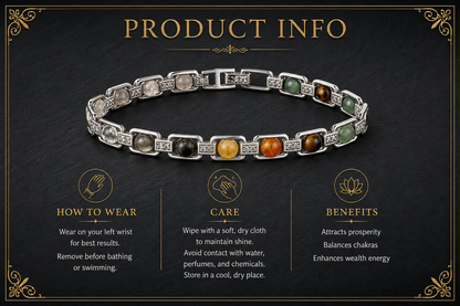Metal Dhan Yog Bracelet (Silver) – Wealth, Prosperity, and Success