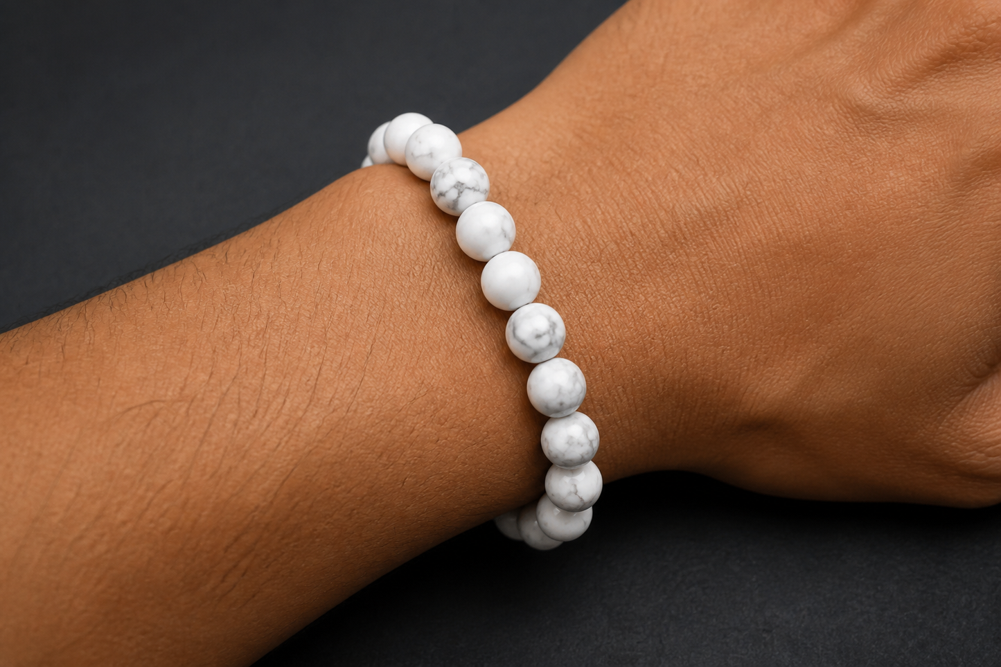 Howlite Bracelet – Calmness, Patience, and Stress Relief