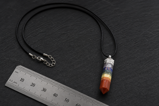Seven Chakra Pencil Pendant