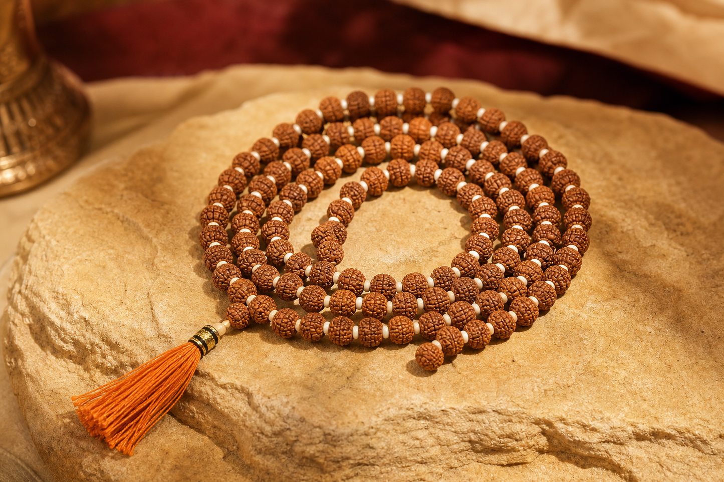 5 Mukhi Rudraksha Jaap Mala