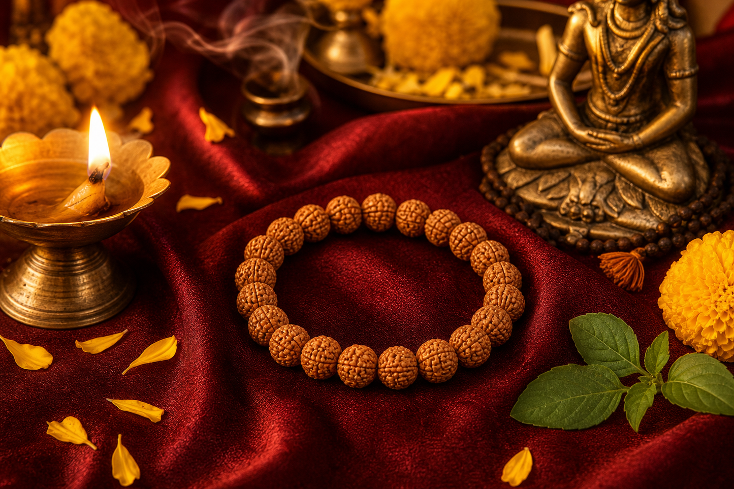 5 Mukhi Rudraksha Bracelet